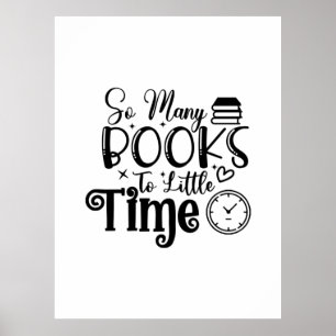 Affiche Lire L'Art Tant De Livres Si Peu De Temps