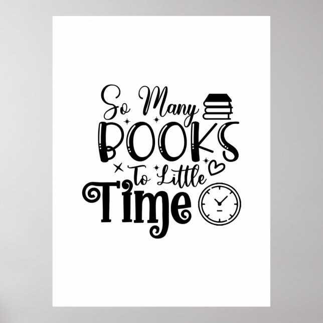 Affiche Lire L'Art Tant De Livres Si Peu De Temps (Devant)
