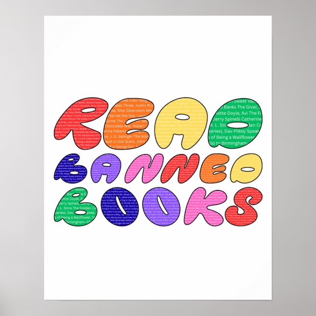 Affiche Lire les livres interdits (Devant)
