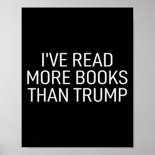 Affiche Lire Plus De Livres Que Trump