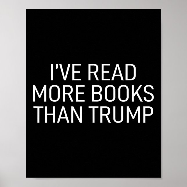 Affiche Lire Plus De Livres Que Trump (Devant)