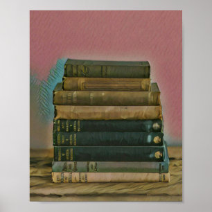 Affiche Lire un cadeau d'illustration