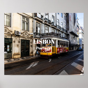 Affiche Lisbonne, Portugal