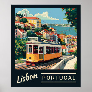 Affiche Lisbonne Portugal