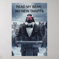Lisez l'affiche My Beak - Penguin Political Satire