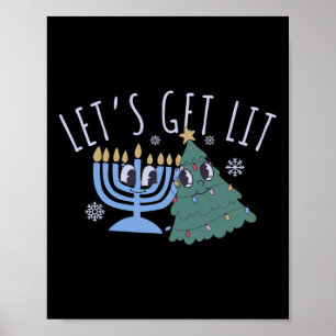 Affiche Lit Chrismukkah Hanoukka Noël Match