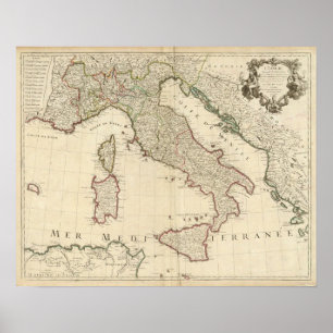 Affiche L'Italie et la Slovénie 2
