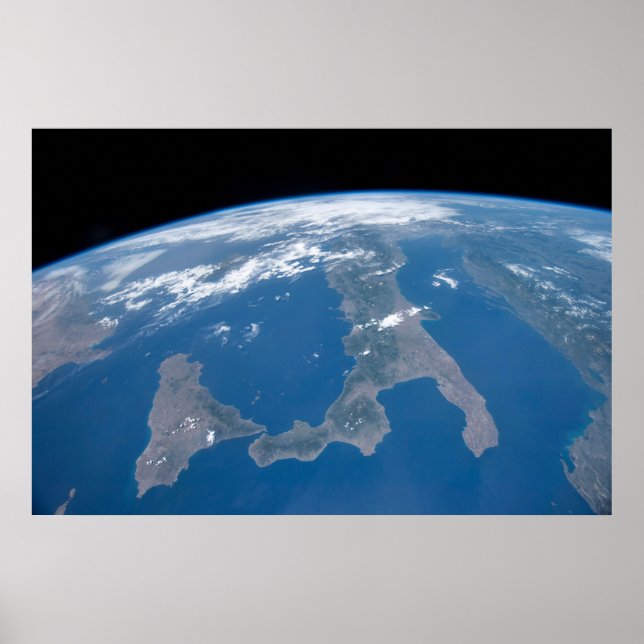 Affiche L'Italie Et Sa Sicile. (Devant)