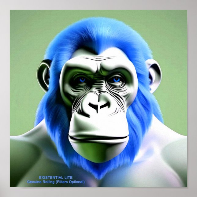 Affiche LITE EXISTENTIELLE Ape Blue (Devant)
