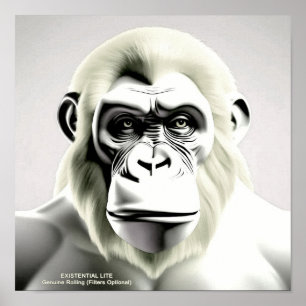 Affiche LITE EXISTENTIELLE Ape Ecru