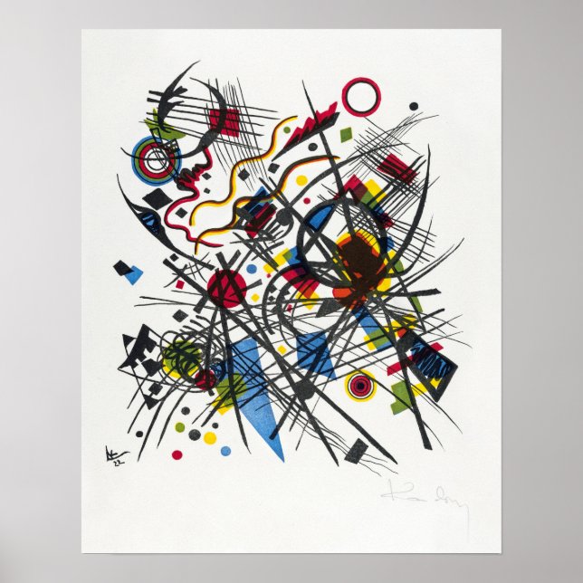 Affiche Lithographie fur die Vierte Bauhausmappe (1922) (Devant)