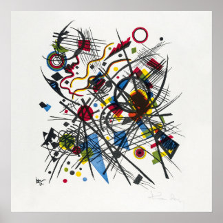 Affiche Lithographie pour la quatrième Bauhausmappe de Kan