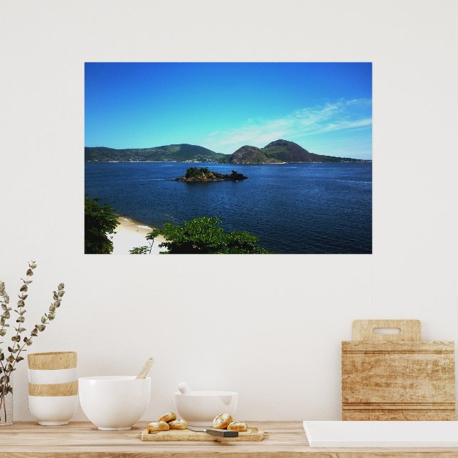 Affiche litoral de Niterói (Cuisine)