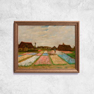 Affiche Lits À Fleurs Van Gogh En Hollande