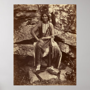 Affiche Little Bear, Cheyenne, 1875