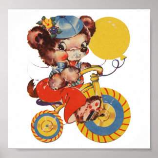 Affiche Little Bear on Trike