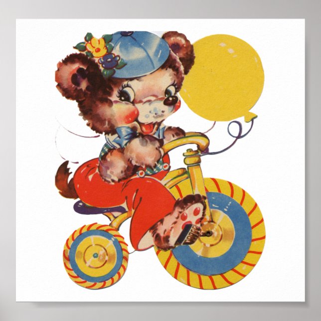 Affiche Little Bear on Trike (Devant)