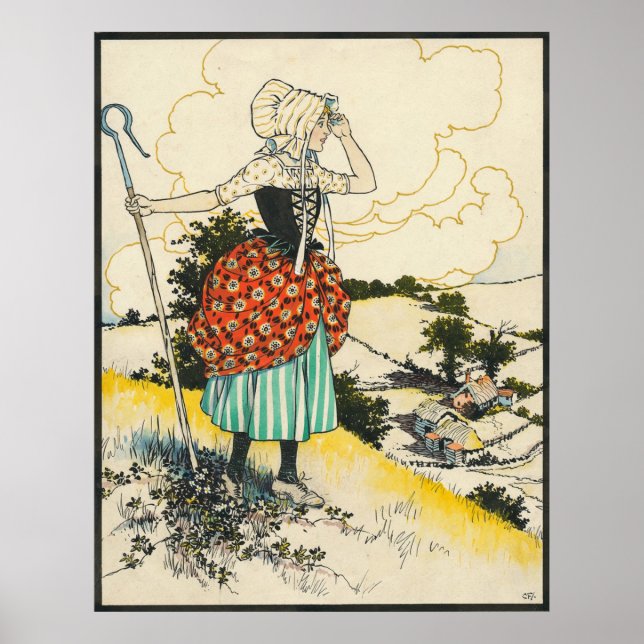 Affiche Little Bo Peep by St George and the Dragon (Devant)