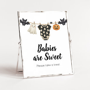 Affiche Little Boo Étendoir Bébés sont Mignons Panneau