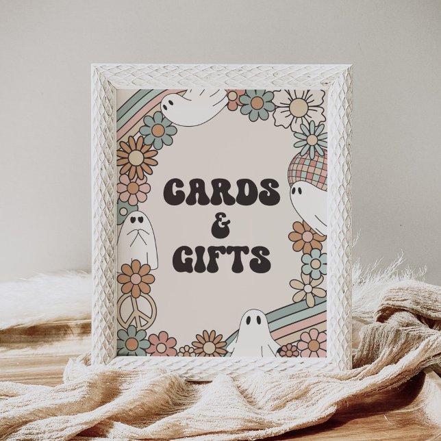 Affiche Little Boo Halloween Baby showers cartes et cadeau (Créateur téléchargé)