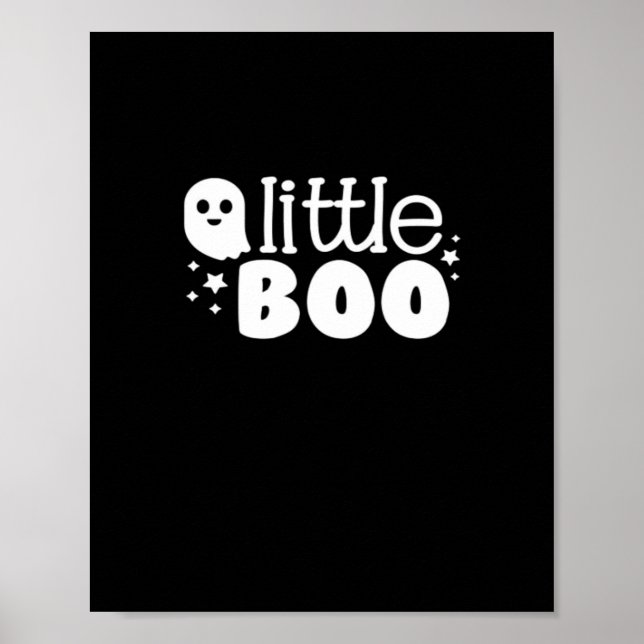 Affiche Little Boo Halloween Print Design (Devant)