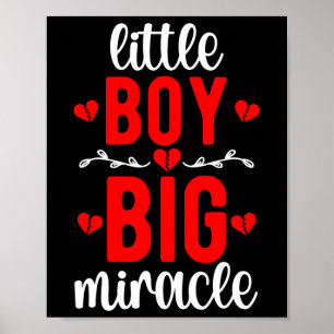 Affiche Little Boy Chd Warrior Maladie cardiaque congénita