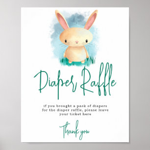 Affiche Little Bunny - Diaper Raffle jeu