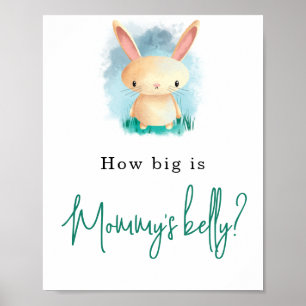 Affiche Little Bunny - Quelle taille fait le ventre de mam