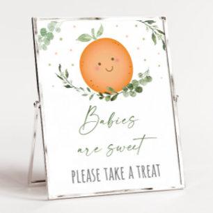 Affiche Little Cutie Baby Shower Treat Sign