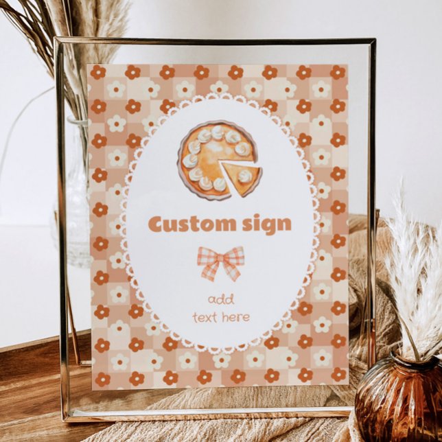 Affiche Little Cutie pie Anniversaire modifiable Personnal (Créateur téléchargé)