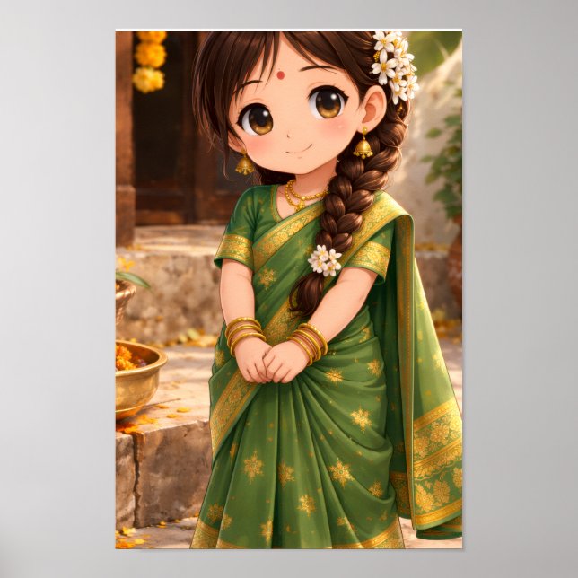 Affiche Little Grace in Green (Devant)