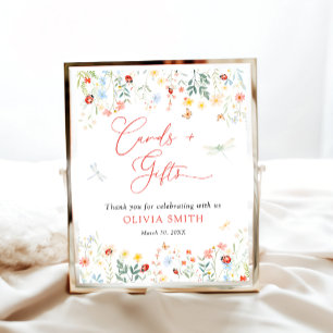 Affiche Little Log Bug Cute Garden Cartes et cadeaux