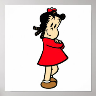 Affiche Little Lulu Poing