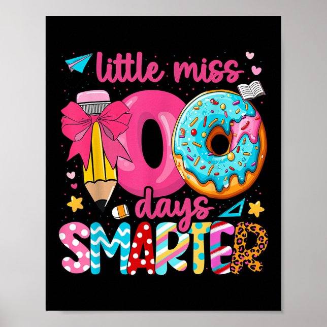 Affiche Little Miss 100 Jours Smarter 100 Jours D'École Do (Devant)