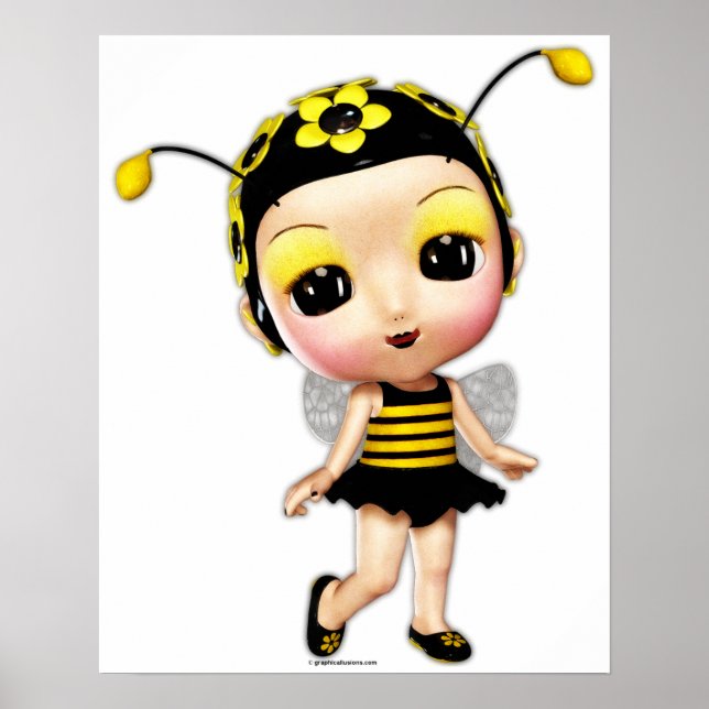 Affiche Little Miss Lady Bumblebee (Devant)