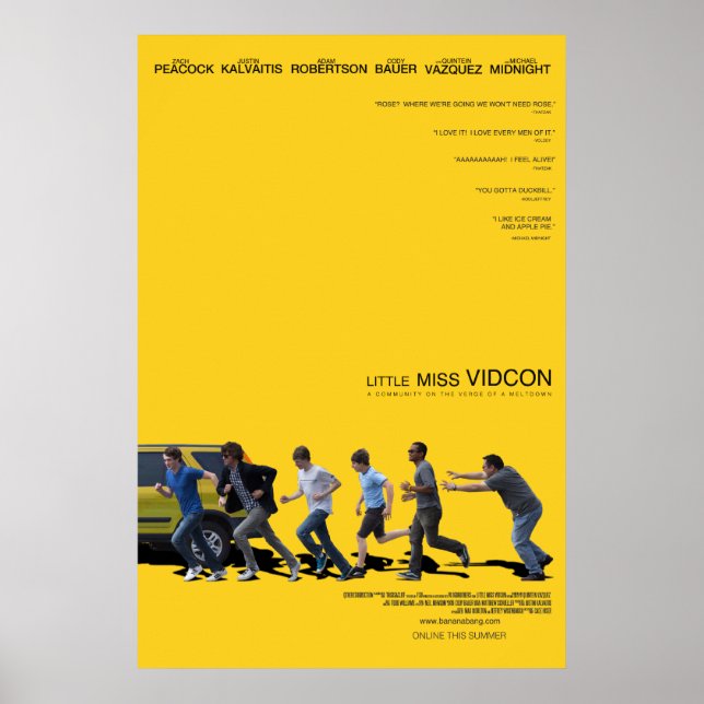 Affiche Little Miss Vidcon (Devant)