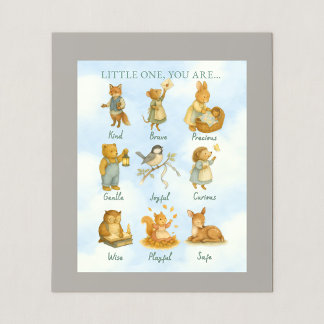 Affiche Little One, You Are Loved – Storybook Declaration 