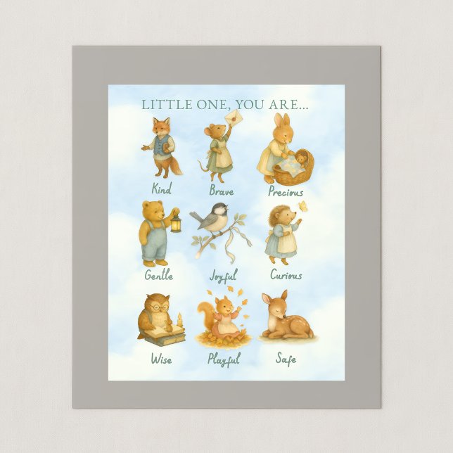 Affiche Little One, You Are Loved – Storybook Declaration  (Créateur téléchargé)