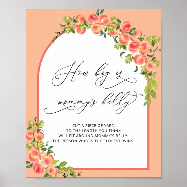 Affiche Little Peach How Big is Maman's Belly (Devant)