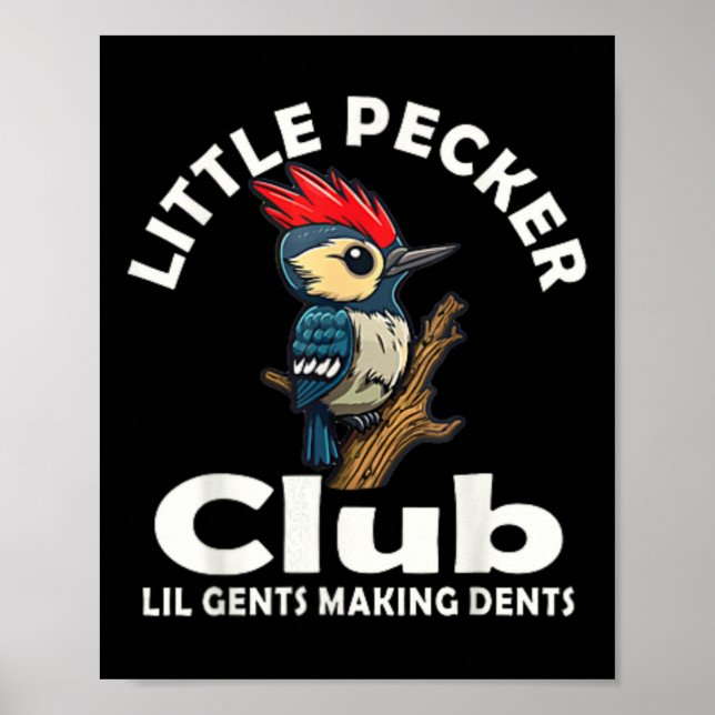 Affiche Little Pecker Club Chemise Avant Et Arrière (Devant)