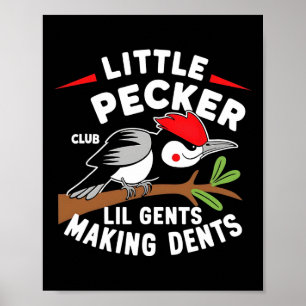 Affiche Little Pecker Club Lil Gents Fabriquant Des Dents