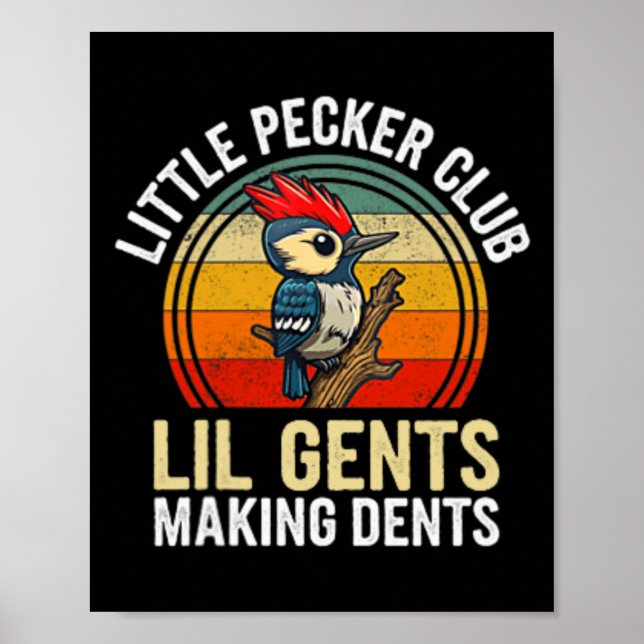 Affiche Little Pecker Club Lil Gents Rendre Les Dents Drôl (Devant)