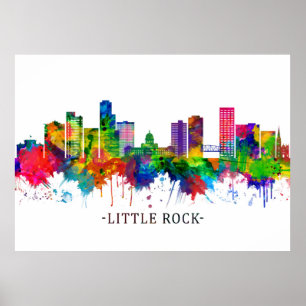 Affiche Little Rock Skyline