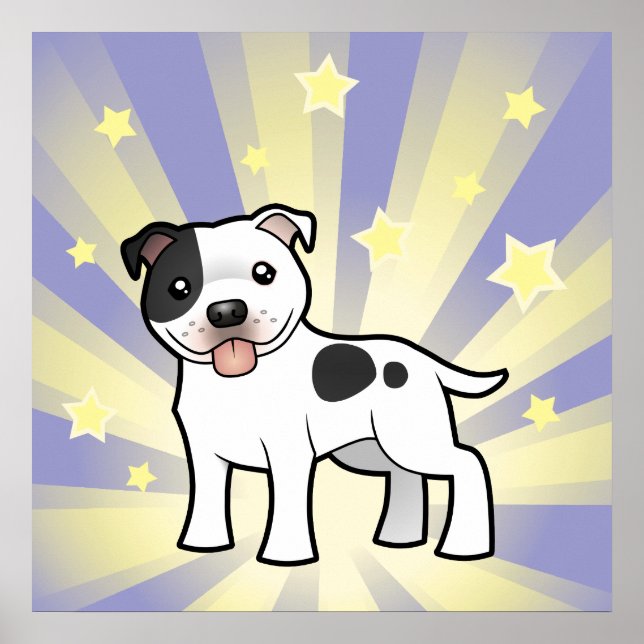 Affiche Little Star Staffordshire Bull Terrier (Devant)