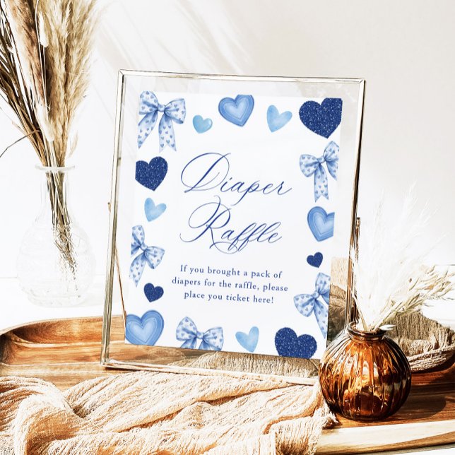 Affiche Little Sweetheart Valentines Diaper Raffle Sign (Créateur téléchargé)