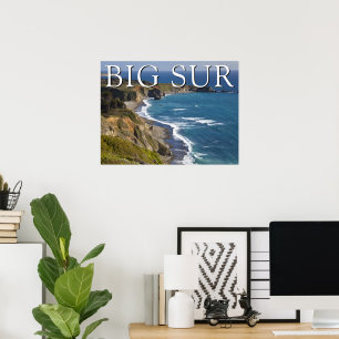 Affiche Littoral de Big Sur   Californie