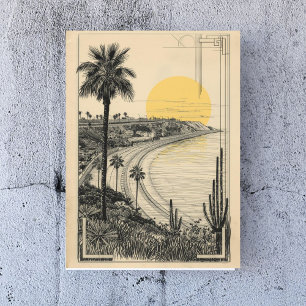 Affiche Littoral de Laguna - Voyage au bord de mer en Cali