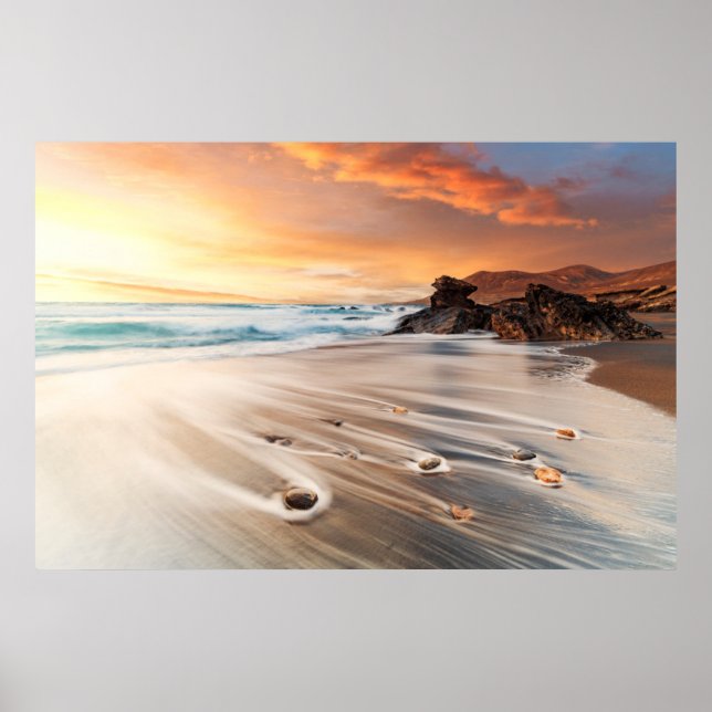 Affiche Littoral | Îles Canaries, Espagne (Devant)