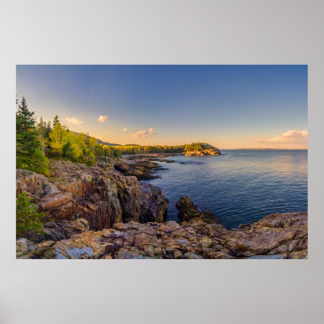 Affiche Littoral | Parc national Acadia, Schooner Head (Devant)