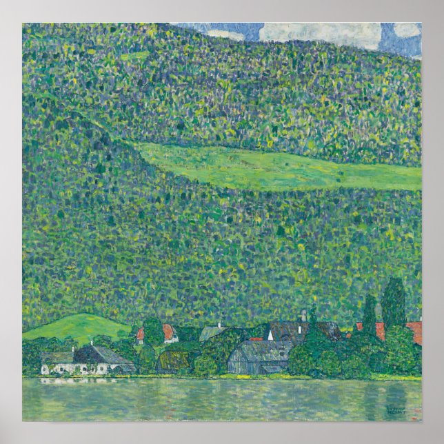Affiche Litzlberg am Attersee — Gustav Klimt (1915) (Devant)